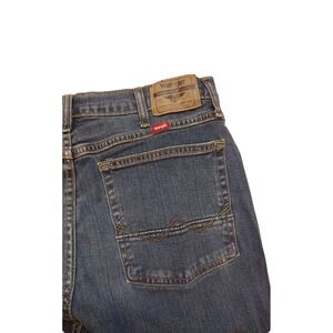 wrangler jeans relaxed‎ boot Men  W32 L34 Blue Denim